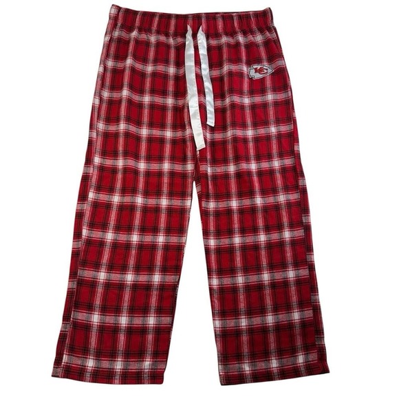 Nfl Apparel Other - Kansas City Chiefs Women's XL Pajama Lounge Pants Red Plaid NFL Team Apparel